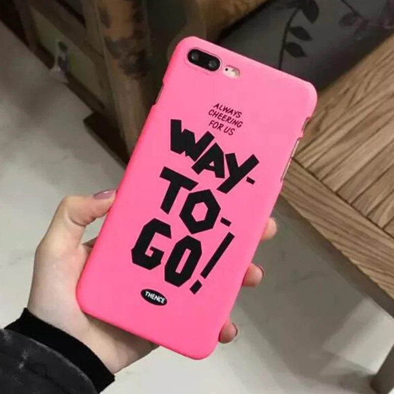 Модные Английские буквы Телефон Case Для iPhone 5s 5 SE 6 6s Плюс 7 плюс Жесткий PC