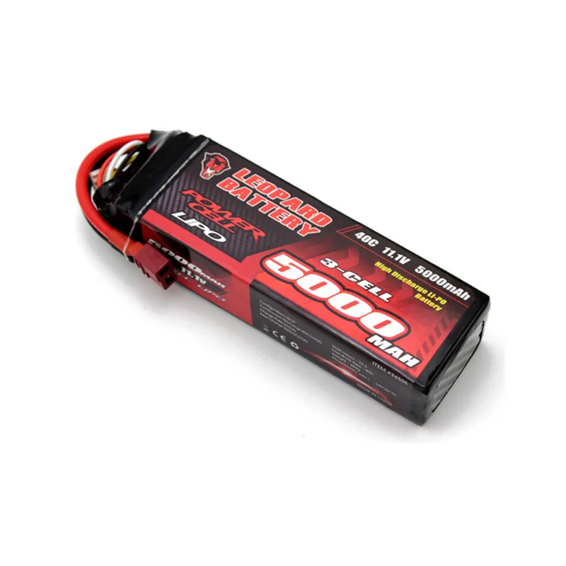 

LEOPARD Power 11.1V 5500mAh 40C 3S For TRX 5000mAh T Plug Lipo Battery for TRAXXAS TR-4 E-REVO Axial Yeti XL 1:8 1:10 RC Car