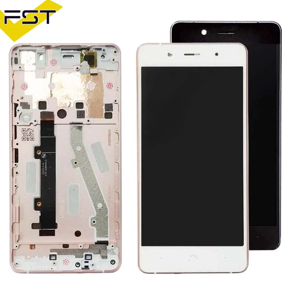 Для BQ Aquaris X5 Plus ЖК-дисплей+ сенсорный экран ЖК-дигитайзер с рамкой стеклянная панель ЖК-панель Tactil Con Marco для X5 Plus