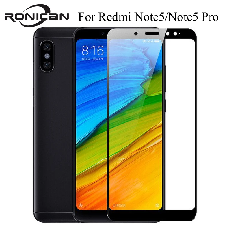 

Full cover Tempered Glass For XIAOMI Redmi note 5 PRO note5 prime global 5.99 inch Screen protective smartphone on toughened
