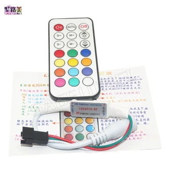 

Best price MINI 21key-RF 1024pixels controlled led pixel controller WS2811/2812b/ks6812/16703/ICS1903 led strip lamp DC12V