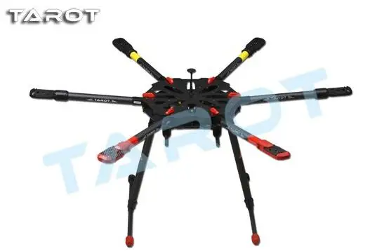 Таро X6 углеродного волокна Hexacopter кадр TL6X001 зонт складной Arm w/Электронная выдвижной посадка Шестерни для FPV Фото