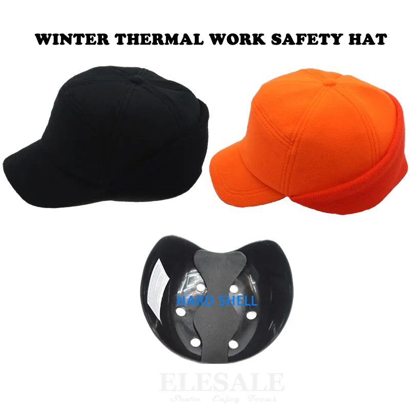 Winter Thermal Work Safety Bump Cap Helmet Baseball Hat Style Protective Warm Hard Hat For Work Site Wear Head Protection