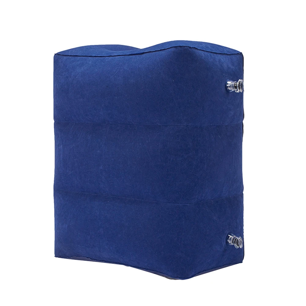 Cobalt Blue Надувная подушка для ног для путешествий, регулируемая подушка для детей, для сна, отдыха на самолете, автомобиле, автобусе, для ног для детей - Цвет: Cobalt Blue
