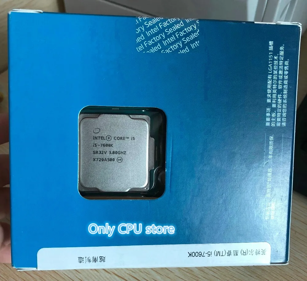 Процессор Intel Core i5-7600K I5 7600K в штучной упаковке процессор LGA 1151-land FC-LGA 14 нанометров четырехъядерный процессор