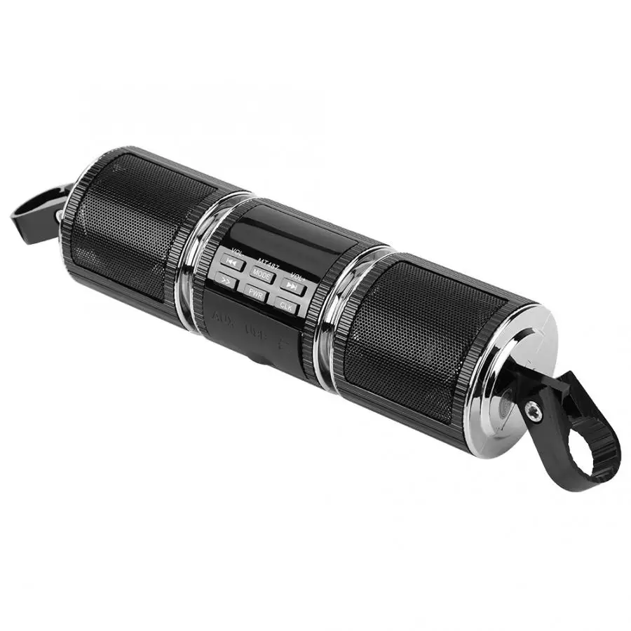 Мотоцикл руль крепление усилитель звука bluetooth стерео динамик MP3 USB/TF карта DC 12 В 15 Вт Поддержка MP3/WMA play формат