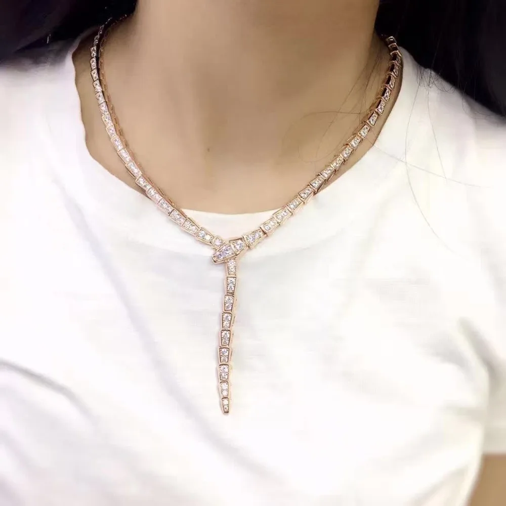 Classic designer luxury brand jewelry 925 sterling silver AAA cubic