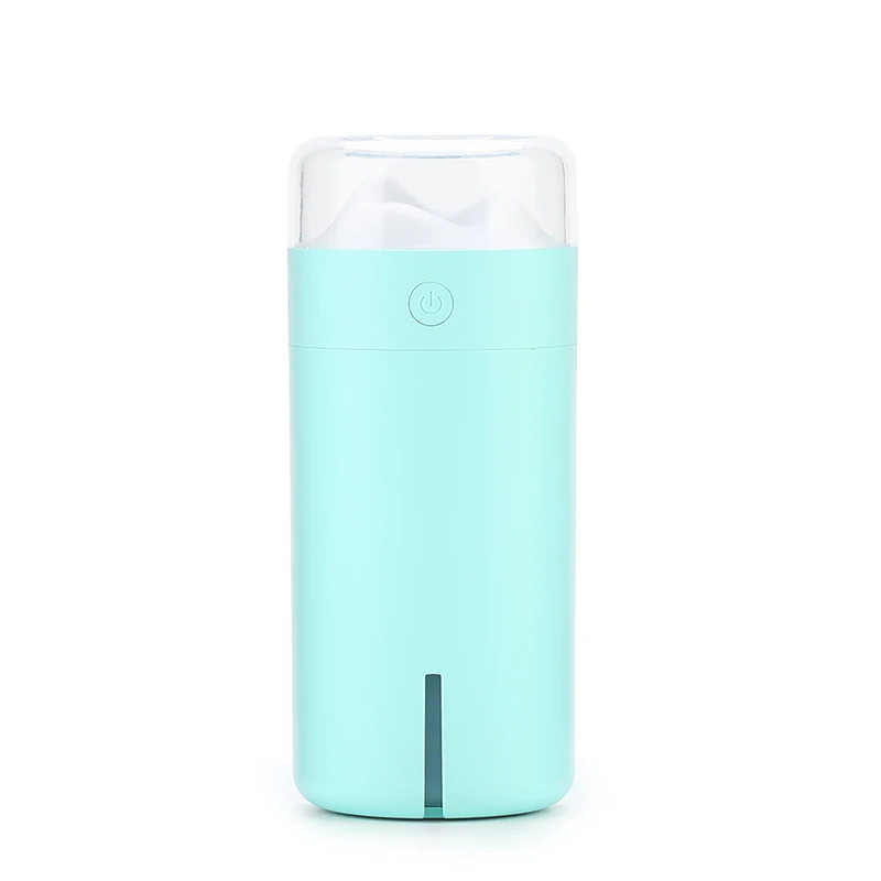 New Aroma Essential Oil Diffuser Dashan humidifier Air Purifier LED Night Light Mini USB Fogger Car Ultrasonic humidifiers - Color: Blue