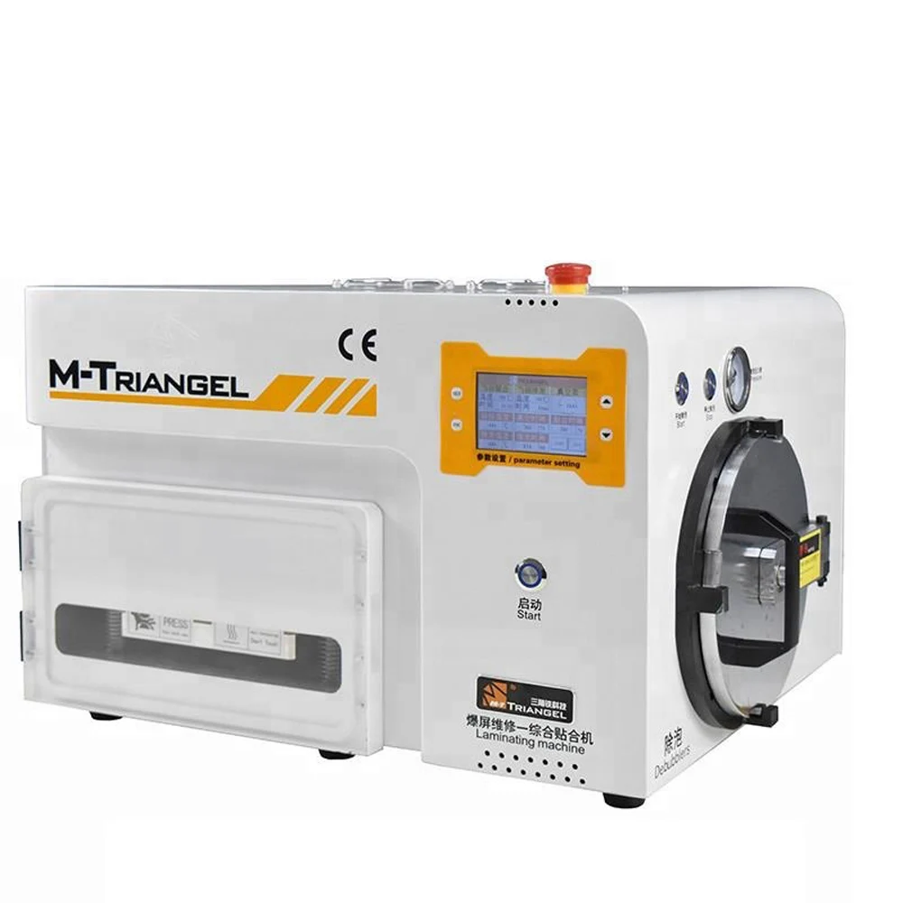 M-Triangel Built-in Vacuum Bubble Remove laminating Machine OCA Vacuum Laminating Machine For Phone