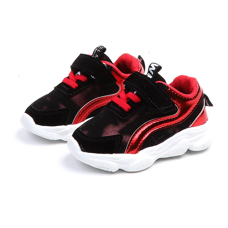 

Trainers Boys Sport Shoes Fashion Kids Leather Tennis Shoes Girls 2019 Spring Children Toddler Outdoor Sneakers for Baby Girl