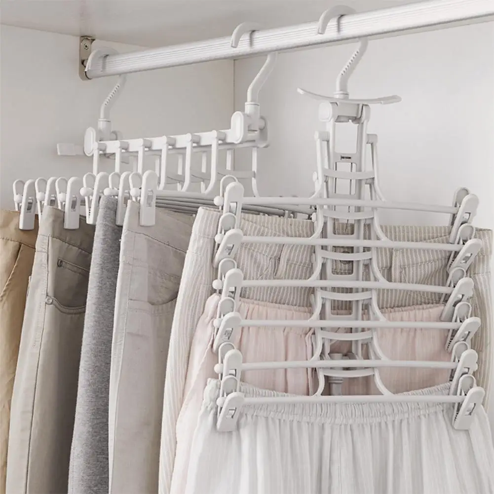 

Multi-port Support Circle Clothes Hanger Clothes Drying Racks Multifunction Plastic Scarf Clothes Hanger Home Storage Hangers