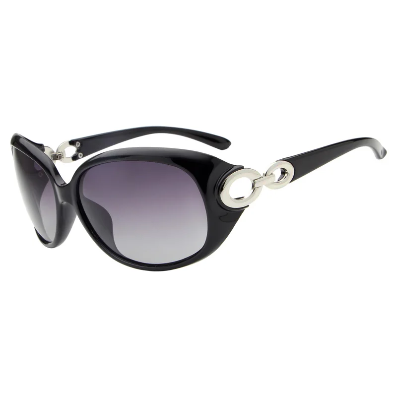 Очки в стиле звезды женские роскошные модные летние поляризованные солнцезащитные очки женские Винтажные Солнцезащитные очки - Цвет линз: Black
