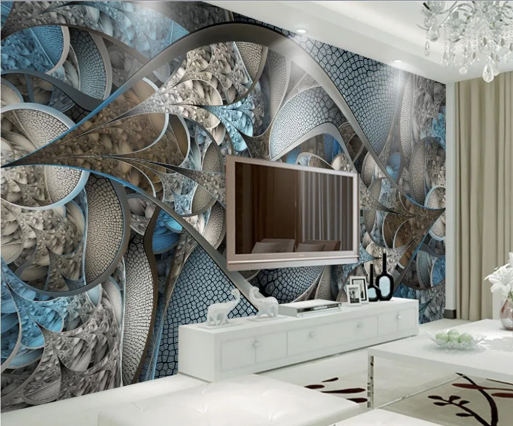 Scarica Gratis Images Style Europeen Luxueux Papier Peint Moderne Verre Tv Toile De Fond actualisé salutations