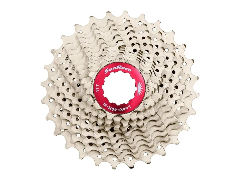 Sunracing CSRX8 велосипедная кассета Freewheel 11 скоростной дорожный велосипед 40/42T подходит
