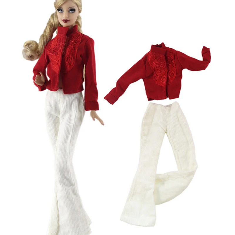 15 видов стилей праздничная одежда для куклы Элегантная блузка повседневная одежда костюм для девочек, брюки, одежда аксессуары для кукольных девочек, подарок - Цвет: as picture