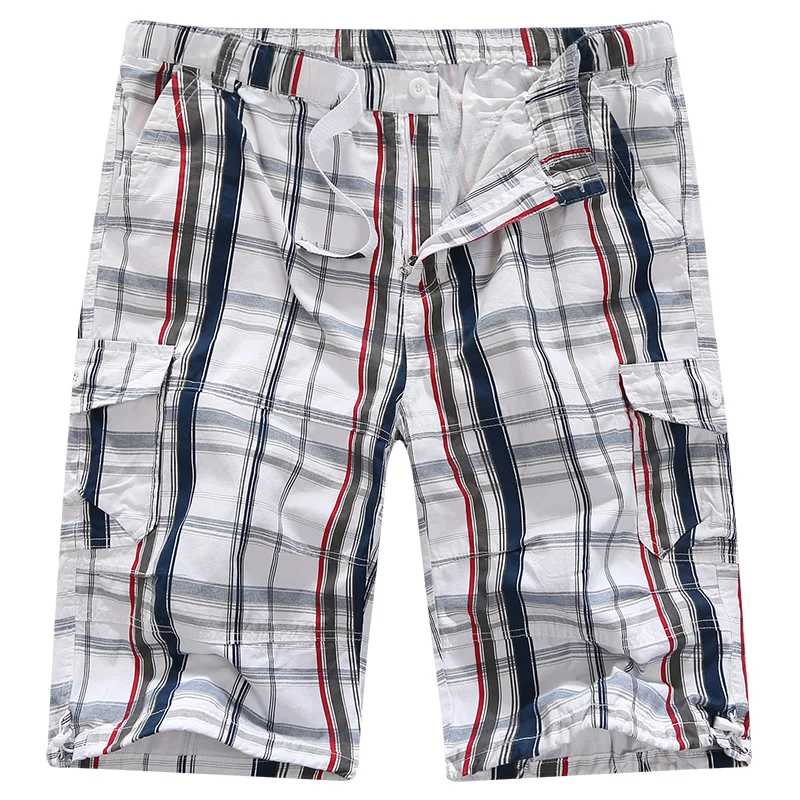 Summer Plus size 32 44 46 48 50 men cotton Calf Length Pants male baggy