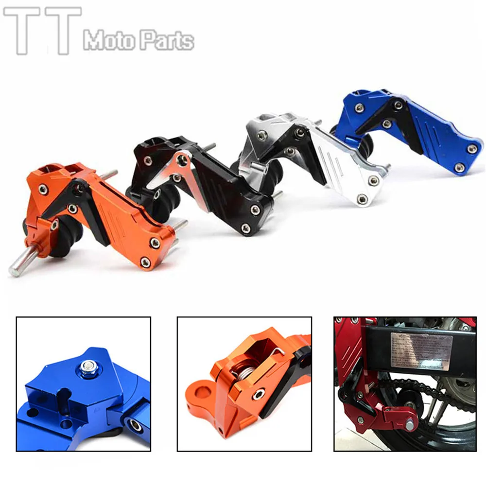 

Universal CNC Automatic Adjustable Conversion Motorcycle Chain Tensioner (anti-out chain) For ktm harley touring kawasaki