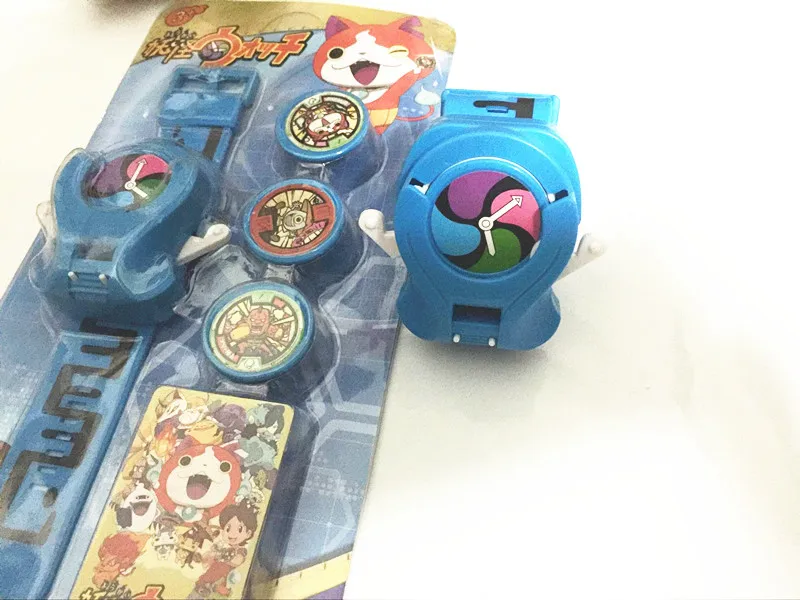 Japenese аниме Yokai Watch мультфильм электронные часы DX Yo Kai передатчик Игрушки может для