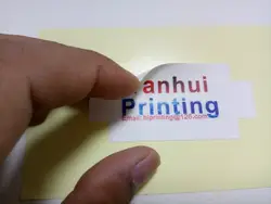 Печать для высечки серийный номер клей наклейки/этикетки в рулон