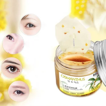

New 80 pcs Women Eye Mask Care Gold Osmanthus Patches For Eye Collagen Gel Whey Protein Face Care Sleep Mask Skin Care Beauty