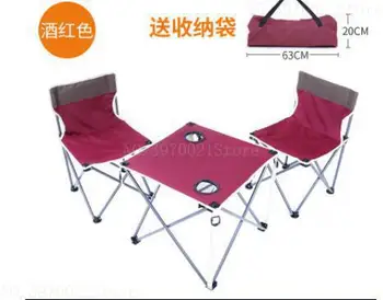

Ultralight Portable Folding Roll Up Table Chair Set Solid Structure Furniture with Cup Holders for Outdoor Camping Hiking Picnic