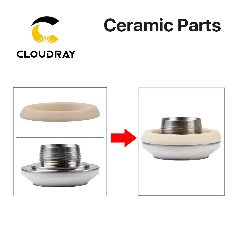 Cloudray лазерное керамическое изоляционное кольцо D35mm волоконно-лазерной резки запасные части