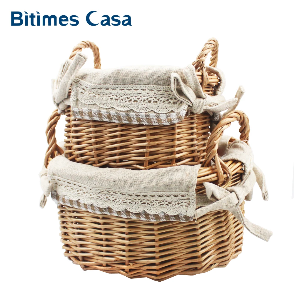 2 шт. плетеная декоративная ваза для хранения цветов|storage basket|wicker storage basketbasket set |
