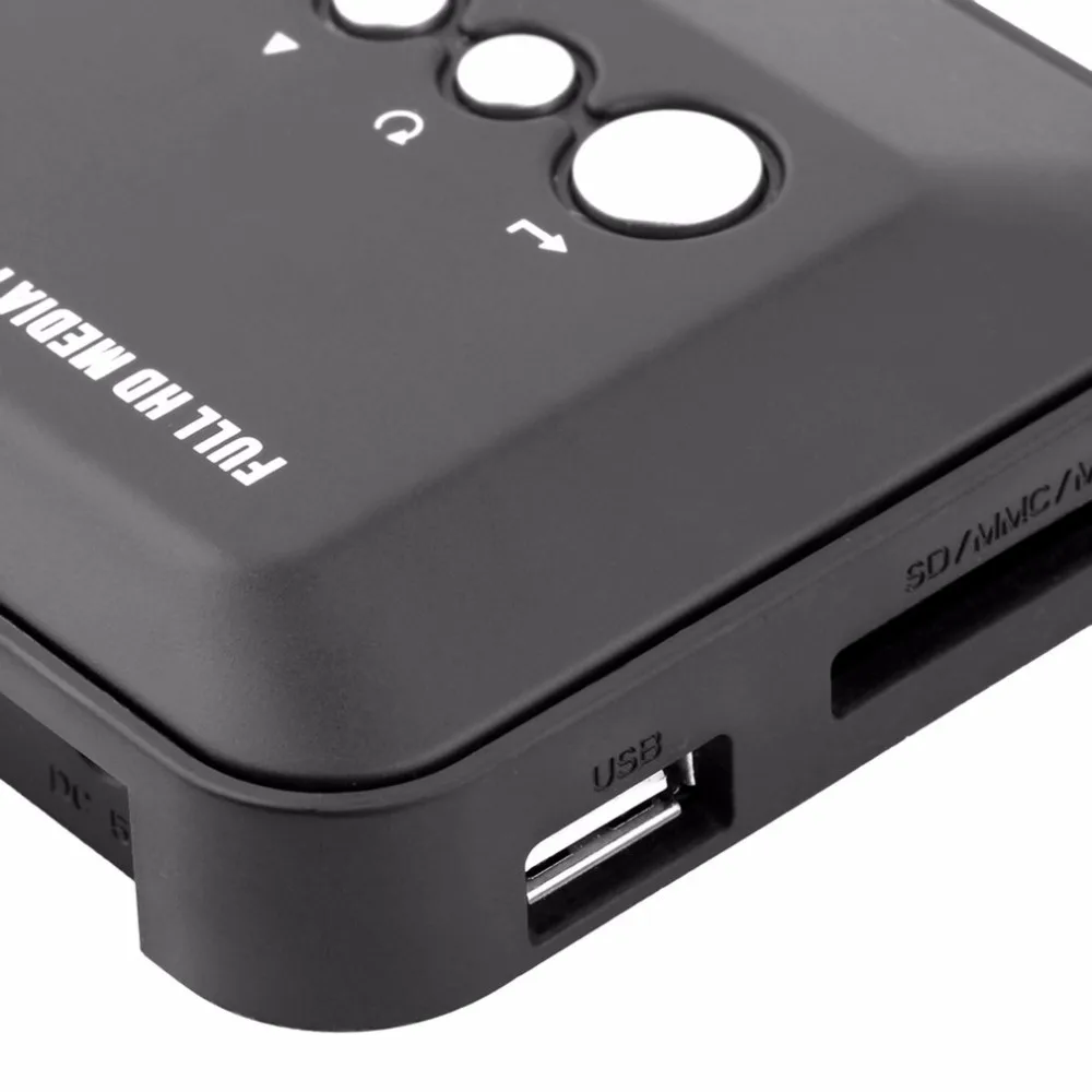 Kebidumei USB 2 0 1080P HD SD/MMC TV видео SD MMC RMVB MP3 с ИК пультом дистанционного управления 5 в а
