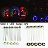 10 pcs T3 T4 T4.7 T5 led car dashboard light instrument automobile door Wedge Gauge reading lamp bulb 12V led smd Car Styling ► Photo 1/6