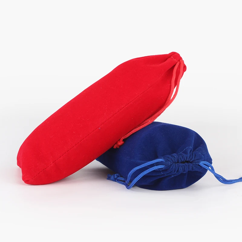50 шт./лот 10x20 см прямоугольник черный/красный/розовый/синий/коричневый Шнурок Бархатный Мешок Рождественский подарок упаковка сумки может напечатать логотип