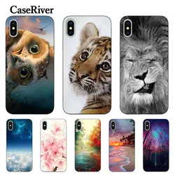 Caseriver Мягкие TPU СПС iPhone 5 5S SE 6 6S 7 8 Plus X чехол для Capa iPhone 5S чехол для Capa iPhone 6 S Чехол для iPhone 7