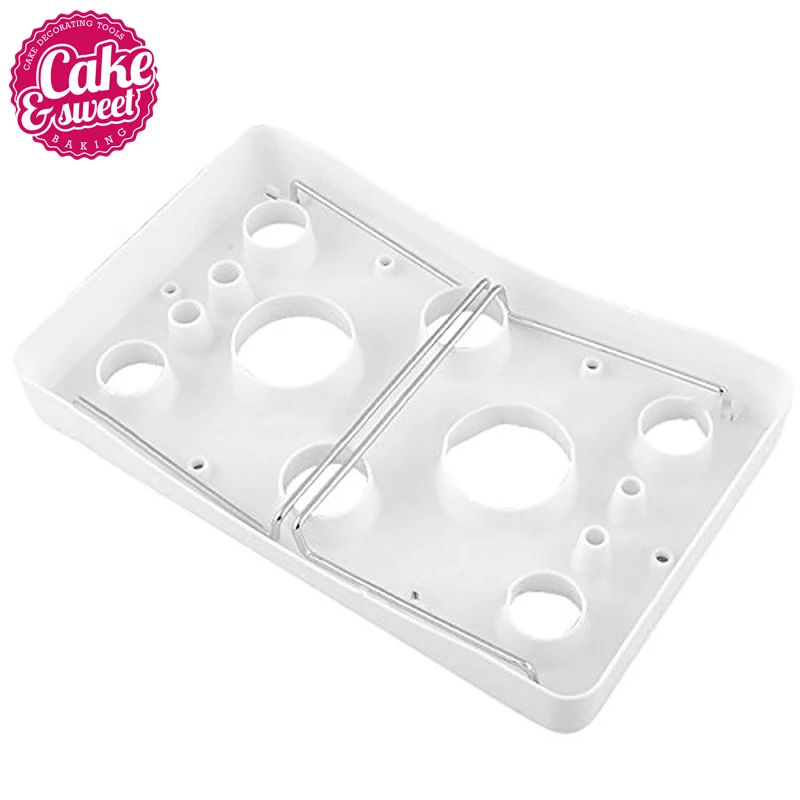 Cake tools Plastic Fondant Cake Nozzle Tips Bags Stand Holder Baking Pastry Tools Convenient Durable Decorating Accessories