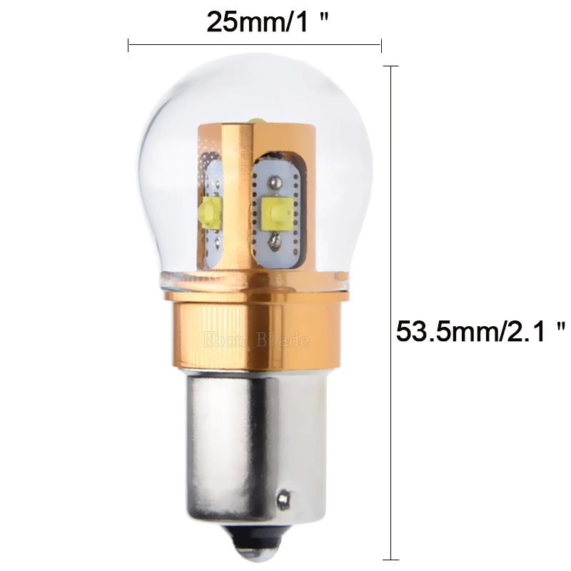 2x1156 S25 P21W BA15S R5W XBD чип 25 Вт Белый Красный Янтарный Светодиодный светильник сигнала поворота резервный светодиодный задний фонарь 12 В 24 в 30 В постоянного тока