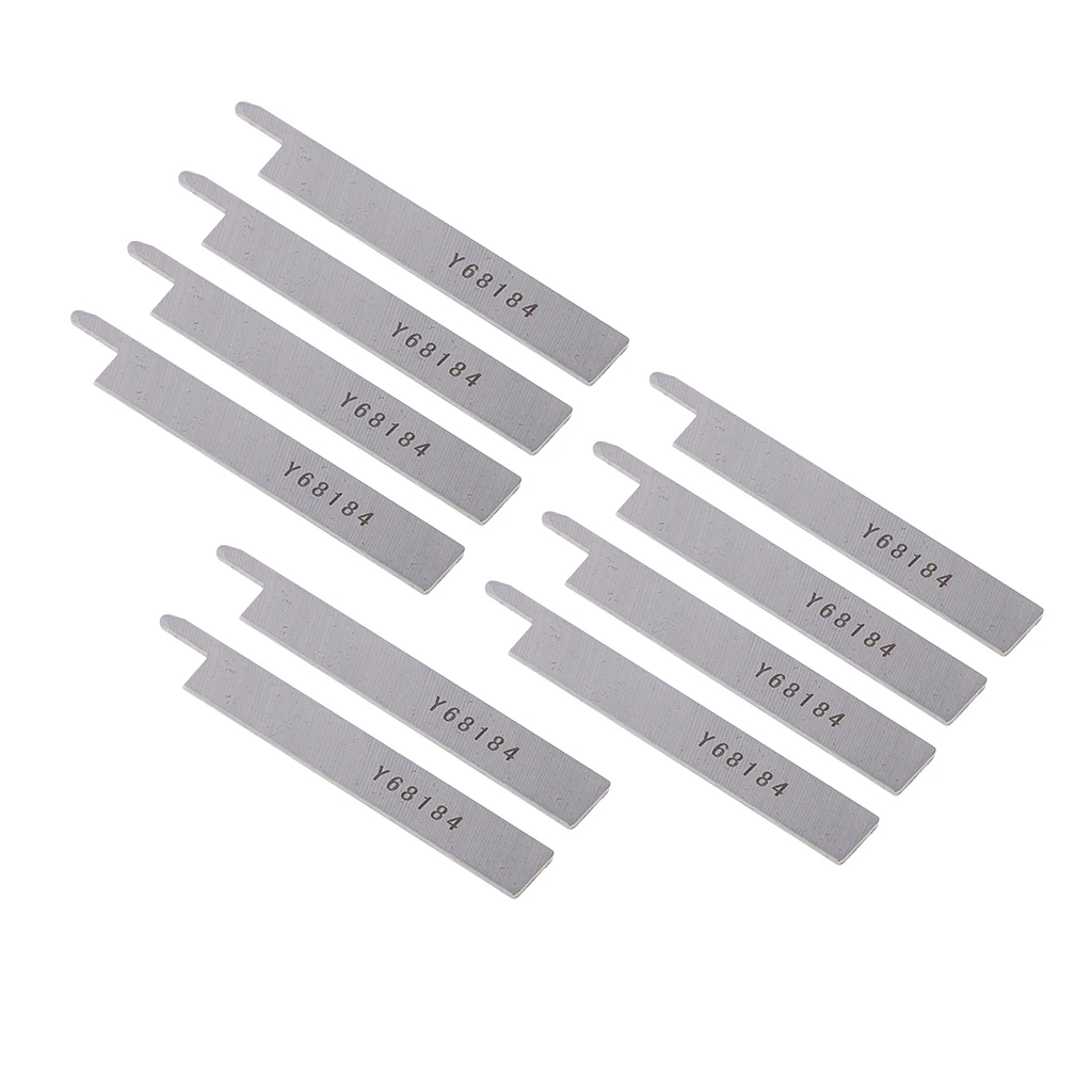 10Pcs Industrial Sewing Machine Overlock Knife Blade for Singer 14CG744 14CG754 14SH644 14SH654 14U555