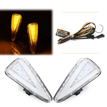

2PCS LED Daytime Running Fog Lights Driving Lamp DRL For Toyota Camry 2015-2016