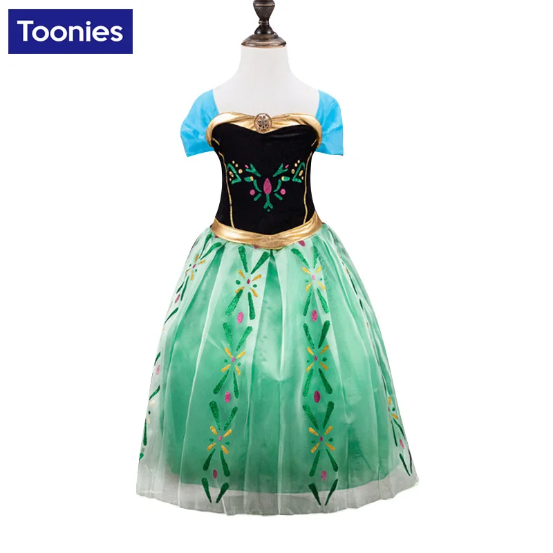 

Children Clothing 2017 Christmas Costumes for Girls Dress Clothes Princess Party Cartoon Cosplay Costume Dress for Girls Dresses