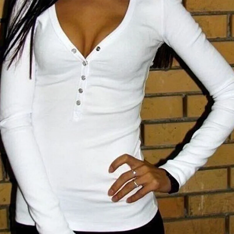 New Zanzea T Shirt Women Tops 2018 Sexy V Neck...