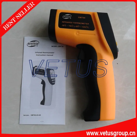 

GM700 Digital High Accuracy non contact nIfrared thermometer Temperature Meter With -50 to 700C Range