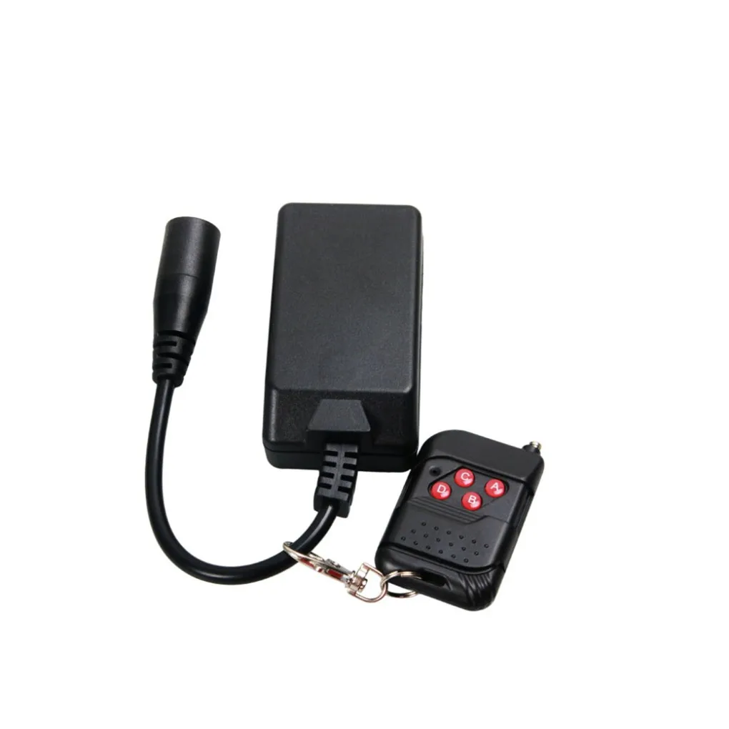 Portable 3 Pins XLR Wireless Remote Control Receiver for Smoke Fog Machine DJ Stage Controller Receptor Fogging 400W 900 1500W