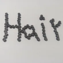 Силиконовое кольцо для волос 500 шт. в упаковке с размером 4.5x3.0x3.0 мм