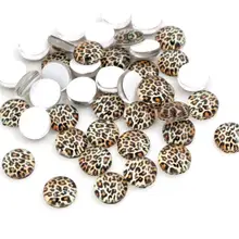 Горячая Распродажа 50 шт 8 мм и 10 мм стеклянные кабошоны ручной работы с узором куполообразные ювелирные изделия аксессуары поставки