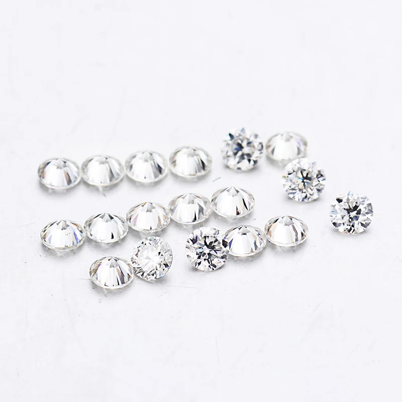 Melee size GH near white color 1ct/pack Test positive 0.9mm round shape moissanites loose stone for jewelry making Melee size GH near white color 1ct/pack Test positive 0.9mm round shape moissanites loose stone for jewelry making