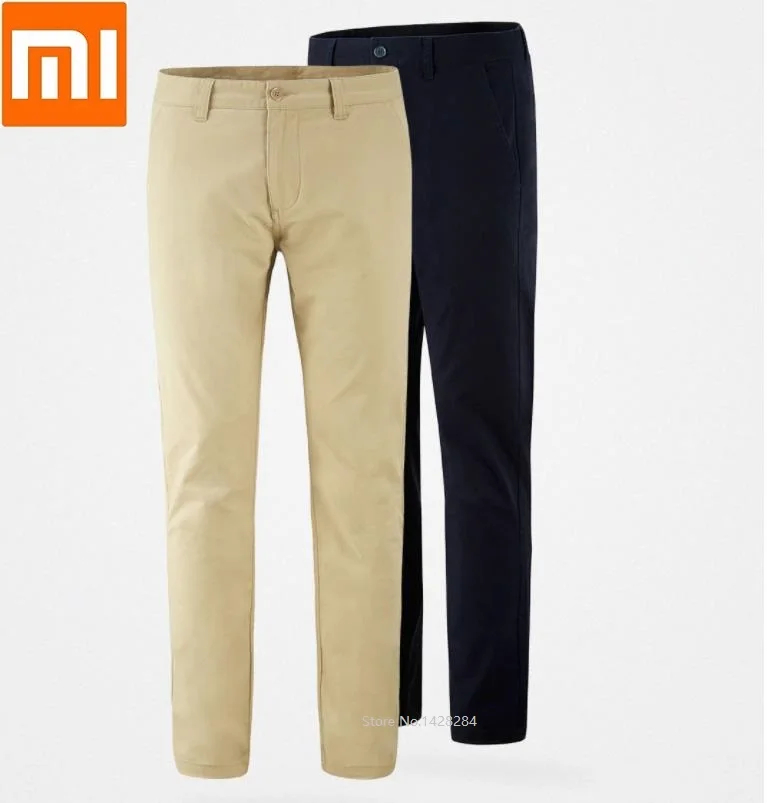 Xiaomi MITOWNLIFE, городские повседневные мужские брюки, весна-лето, мужские хлопковые брюки, облегающие брюки, модные удобные брюки, умный дом