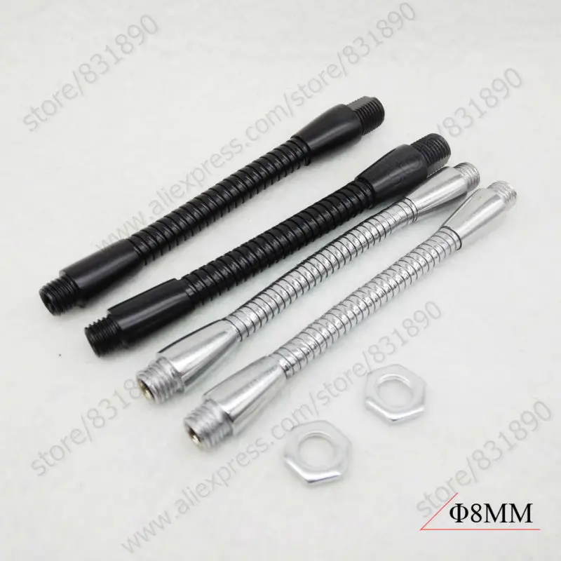 2pc 10pc Dia 8mm LED Gooseneck 10 15 20 25 30 40 50CM Desk Lamp Soft light Flexible Hose LED Table lamp holder lights Metal Pipe