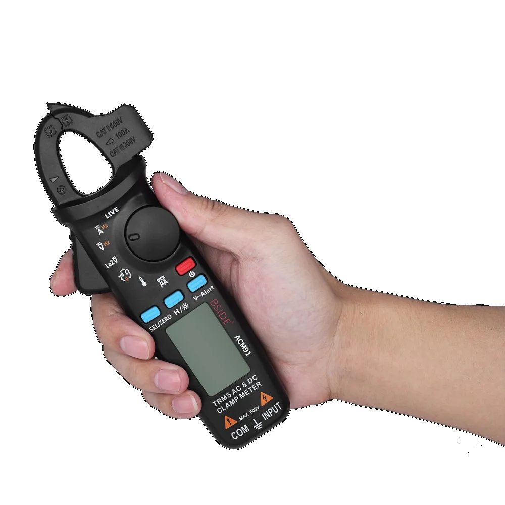 Clamp Meter DC AC Atual 100A 1mA