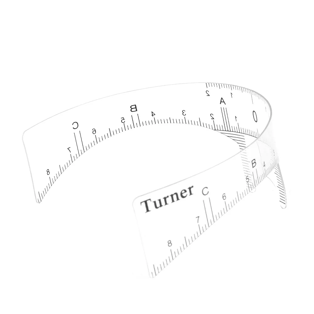 1 шт. многоразовая Полуперманентная линейка для бровей инструмент для измерения бровей направляющая линейка для микроблейдинга трафарет для макияжа