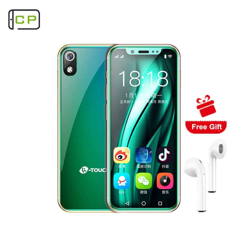 Супер мини телефон K TOUCH I9 сотовые телефоны Android 8 1 32 Гб 2000 мАч металлический каркас