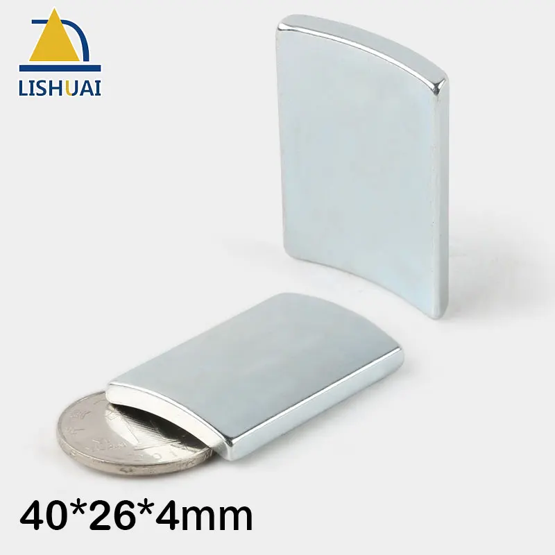 Lishuai 4pcs Gebogen Neodym Magnet 40 26 4mm Permanent Ndfeb Motor Magnet Fur Industrie Magnetische Materialien Aliexpress