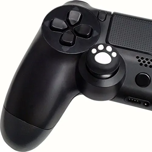 5 шт. шапки контроллер аналог сцепление кнопки джойстика крышка Подставка для Sony PS4 PS3 Стик замена силиконовые браслеты в виде кошачьей лапки