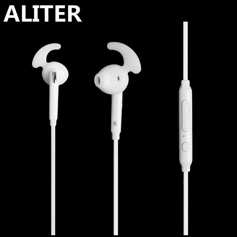 Наушники вкладыши ALITER белые наушники с микрофоном для Samsung Galaxy S7/S7 Edge|in ear earphones|in